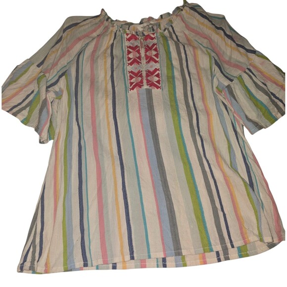 VINTAGE X AMERICA WOMENS Y2K TOP SIZE S SMALL - Picture 2 of 5